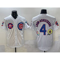 Boles  Chicago Cubs #4 Pete Crow-Armstrong White  2025 Tokyo Series Limited Stitched Jersey