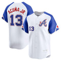 Boles Atlanta Braves #13 Ronald Acu?a Jr. White  City Connect Limited Player Jersey