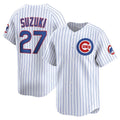 Boles  Chicago Cubs #27 Seiya Suzuki White  Home Limited Player Jersey