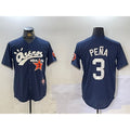 Boles Houston Astros #3 Jeremy Pena Black  Cactus Jack Vapor Premier Stitched Jersey