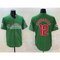 Boles  Philadelphia Phillies #12 Kyle Schwarber Green  Phanatic Limited Stitched Jersey