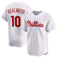Boles  Philadelphia Phillies #10 J.T. Realmuto White  Home Limited Player Jersey