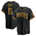 Boles  Pittsburgh Pirates #15 Oneil Cruz Black  2026 City Connect Stadium Jersey