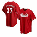 Boles Cincinnati Reds #37 Tyler Stephenson Red  Cool Base Jersey