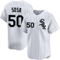 Boles  Chicago White Sox #50 Lenyn Sosa White  2025 Home Limited Stitched Jersey