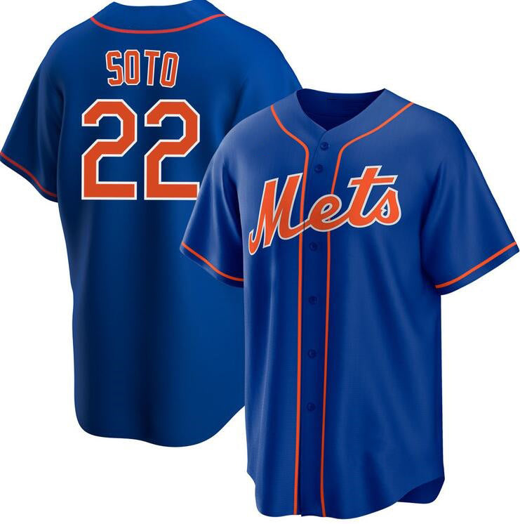 Boles  New York Mets #22 Juan Soto Royal  2024 Cool Base Limited Stitched Jersey