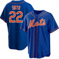 Boles  New York Mets #22 Juan Soto Royal  2024 Cool Base Limited Stitched Jersey