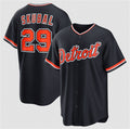Boles Detroit Tigers #29 Tarik Skubal Navy  Alternate Stitched Jersey