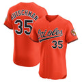 Boles Baltimore Orioles #35 Adley Rutschman Orange  Alternate 2 Elite Jersey