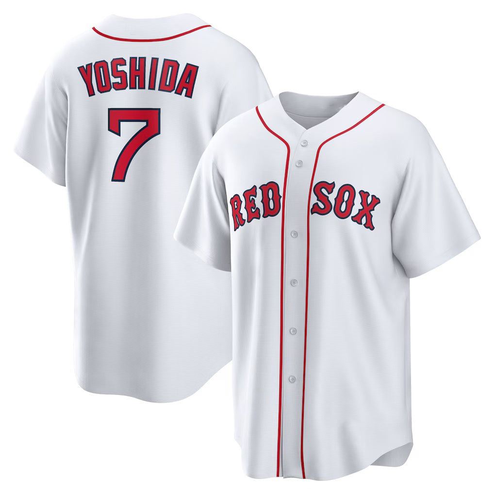 Boles Boston Red Sox #7 Masataka Yoshida White  Replica Player Jersey