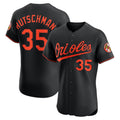 Boles Baltimore Orioles #35 Adley Rutschman Black  Alternate Elite Jersey