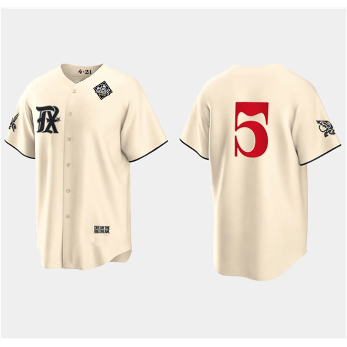 Boles Texas Rangers #5 Corey Seager Cream  2023 World Series City Connect Stitched Jersey