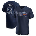 Boles A.Braves #51 Chris Sale Player Navy Alternate Team Stitched Jerseys