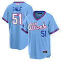 Boles A.Braves #51 Chris Sale Player Powder Blue 2026 City Connect T shirt Stitched Jerseys