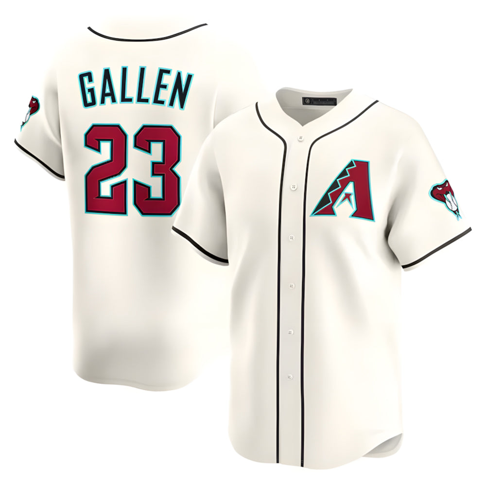 Boles A.Diamondbacks #23 Zac Gallen Player Cream Game Limited Stitched Jerseys