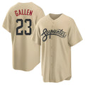 Boles A.Diamondbacks #23 Zac Gallen Player Light Brown City Connect Cool Replica Stitched Jerseys