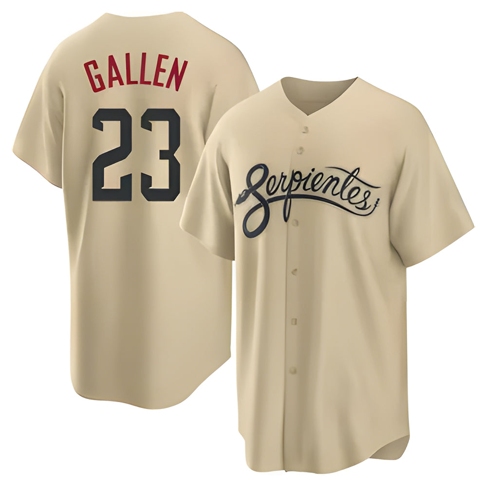 Boles A.Diamondbacks #23 Zac Gallen Player Light Brown City Connect Cool Replica Stitched Jerseys