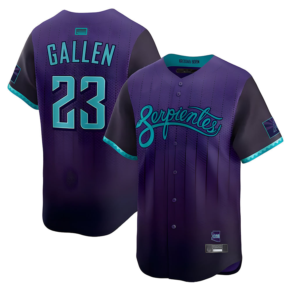 Boles A.Diamondbacks #23 Zac Gallen Player Purple City Connect Limited Vapor Stitched Jerseys
