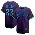 Boles A.Diamondbacks #23 Zac Gallen Player Purple City Connect Limited Vapor Stitched Jerseys