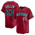 Boles A.Diamondbacks #23 Zac Gallen Player Red Blue reserve Replica Game Stitched Jerseys