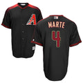 Boles A.Diamondbacks #4 Ketel Marte Player Black Big & Tall Replica Limited Stitched Jerseys