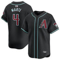 Boles A.Diamondbacks #4 Ketel Marte Player Black Replica Game Stitched Jerseys