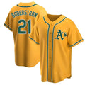 Boles Athletics #21 Tyler Soderstrom Player Gold Replica Alternate Stitched Jersey