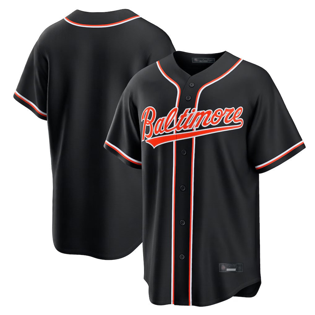 Boles B.Orioles Black Out Fashion Home Game Blank Player Stitched Jerseys