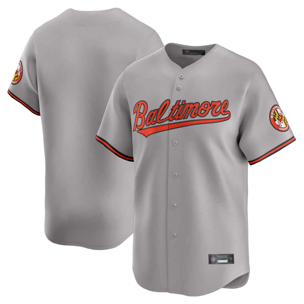 Boles B.Orioles Gray Limited Home Game Blank Player Stitched Jerseys