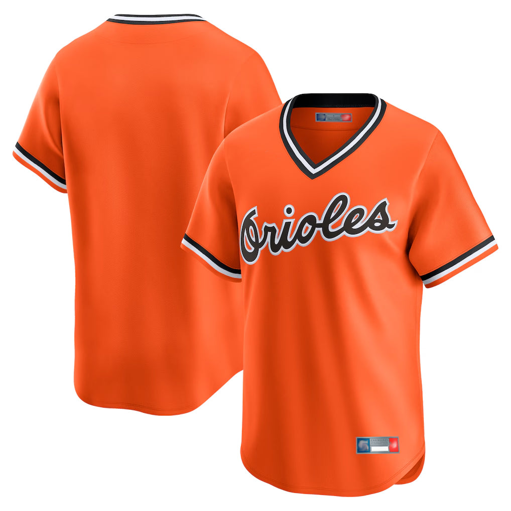 Boles B.Orioles Orange Cooperstown Collection Limited T-shirt Home Blank Player Stitched Jerseys
