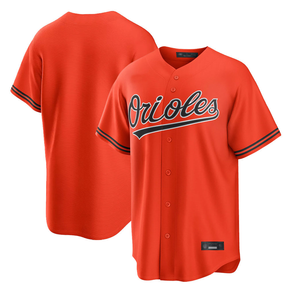 Boles B.Orioles Orange Home Game Blank Player Stitched Jerseys