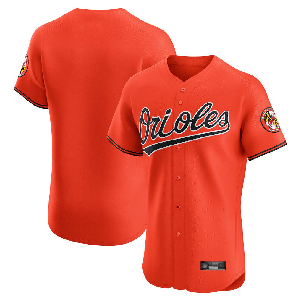 Boles B.Orioles Orange Limited Elite Home Game Blank Player Stitched Jerseys