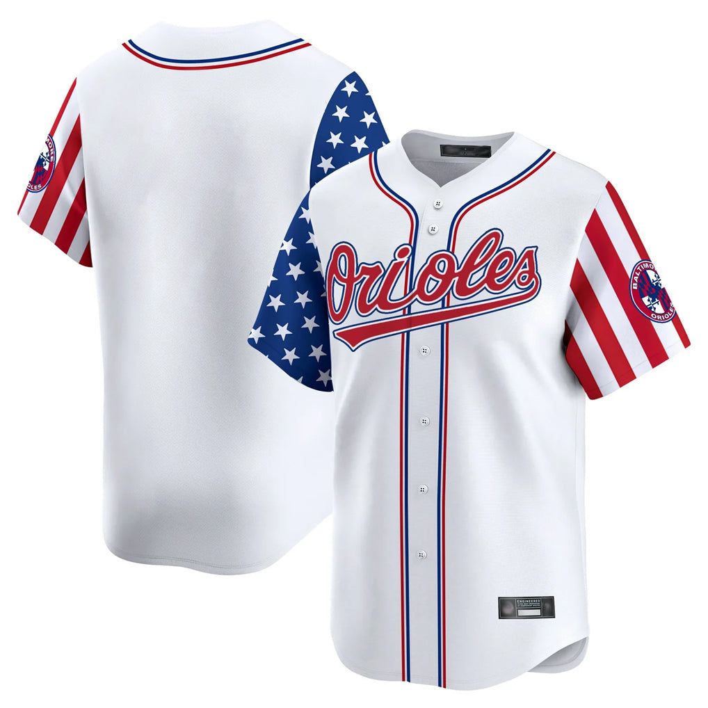 Boles B.Orioles White Independence Day Vapor Premier Home Game Blank Player Stitched Jerseys