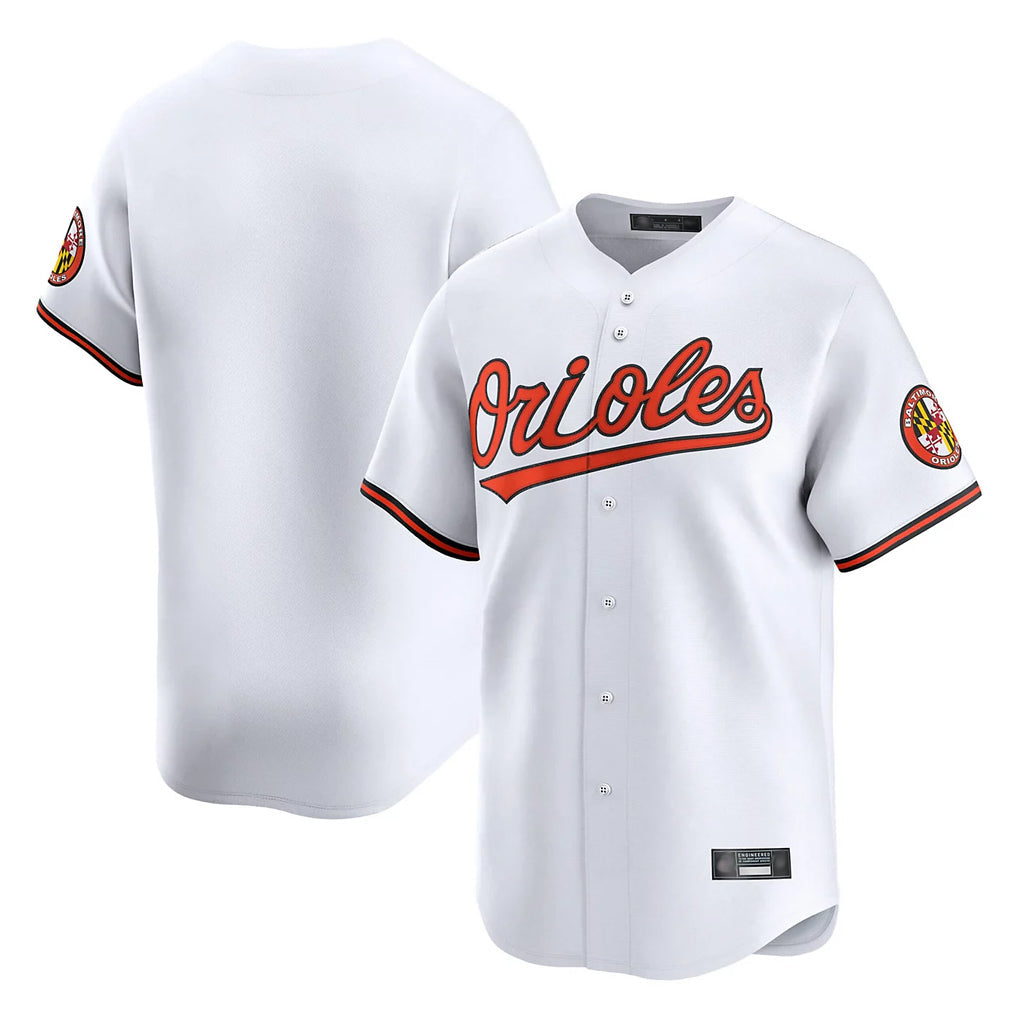 Boles B.Orioles White Limited Home Game Blank Player Stitched Jerseys