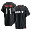 Boles B.Orioles #11 Jordan Westburg Player Black City Connect Home Game Stitched Jerseys