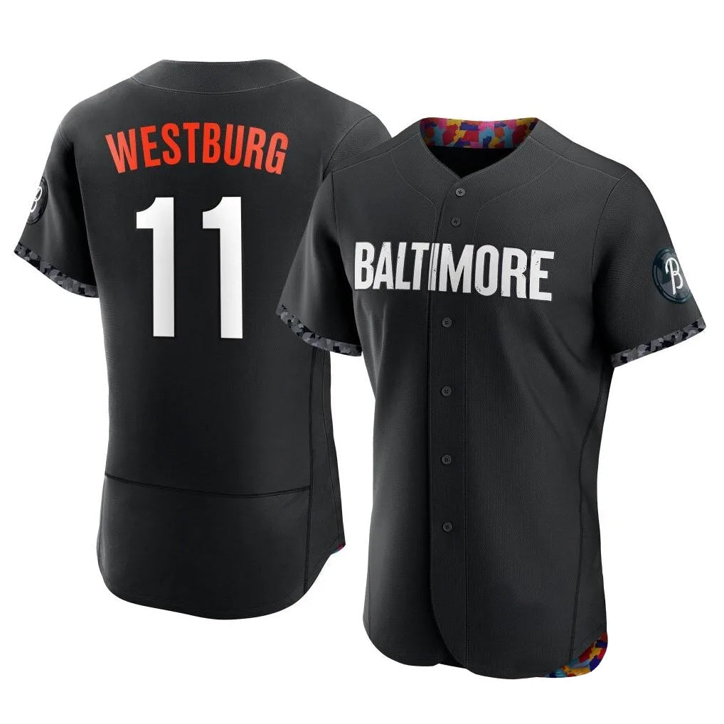 Boles B.Orioles #11 Jordan Westburg Player Black City Connect Limited Elite Home Game Stitched Jerseys