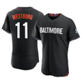 Boles B.Orioles #11 Jordan Westburg Player Black City Connect Limited Elite Home Game Stitched Jerseys