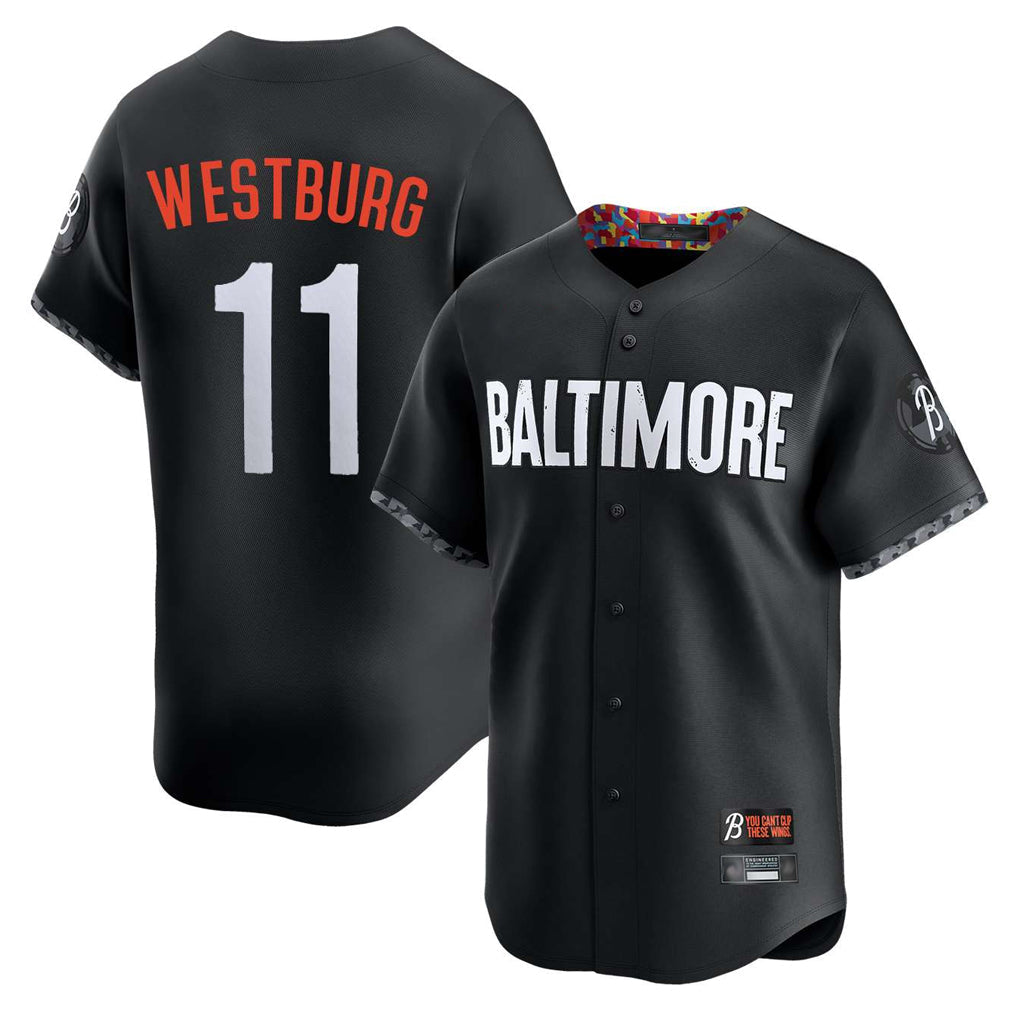 Boles B.Orioles #11 Jordan Westburg Player Black City Connect Limited Home Game Stitched Jerseys