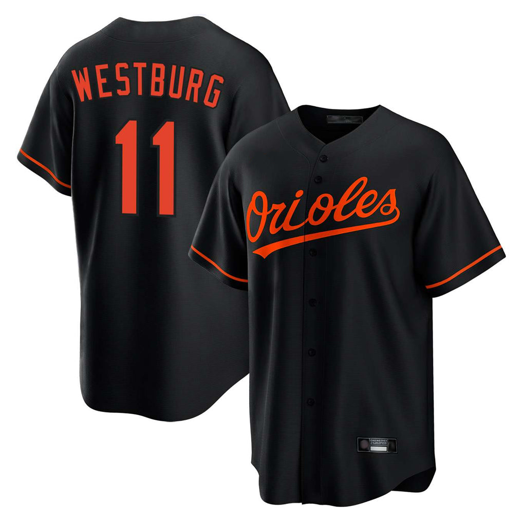 Boles B.Orioles #11 Jordan Westburg Player Black Home Game Stitched Jerseys