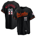 Boles B.Orioles #11 Jordan Westburg Player Black USA 250 Fourth of July Home Game Stitched Jerseys