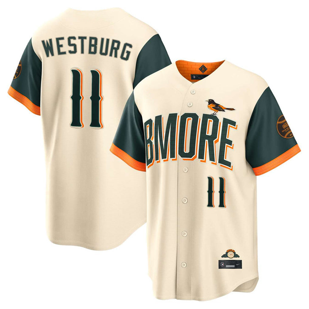 Boles B.Orioles #11 Jordan Westburg Player Cream 2026 City Connect Home Game Stitched Jerseys
