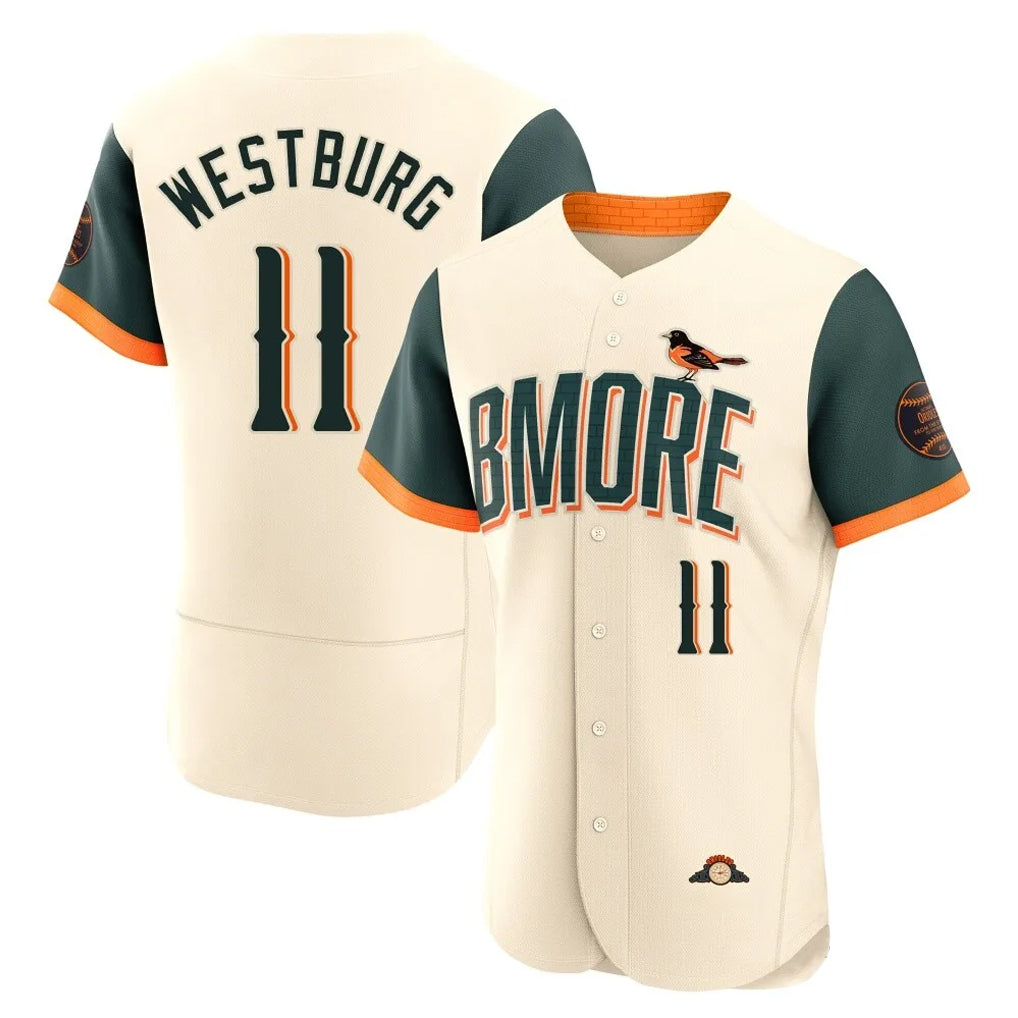 Boles B.Orioles #11 Jordan Westburg Player Cream 2026 City Connect Limited Elite Home Game Stitched Jerseys