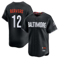 Boles B.Orioles #12 Dylan Beavers Player Black City Connect Limited Home Game Stitched Jerseys