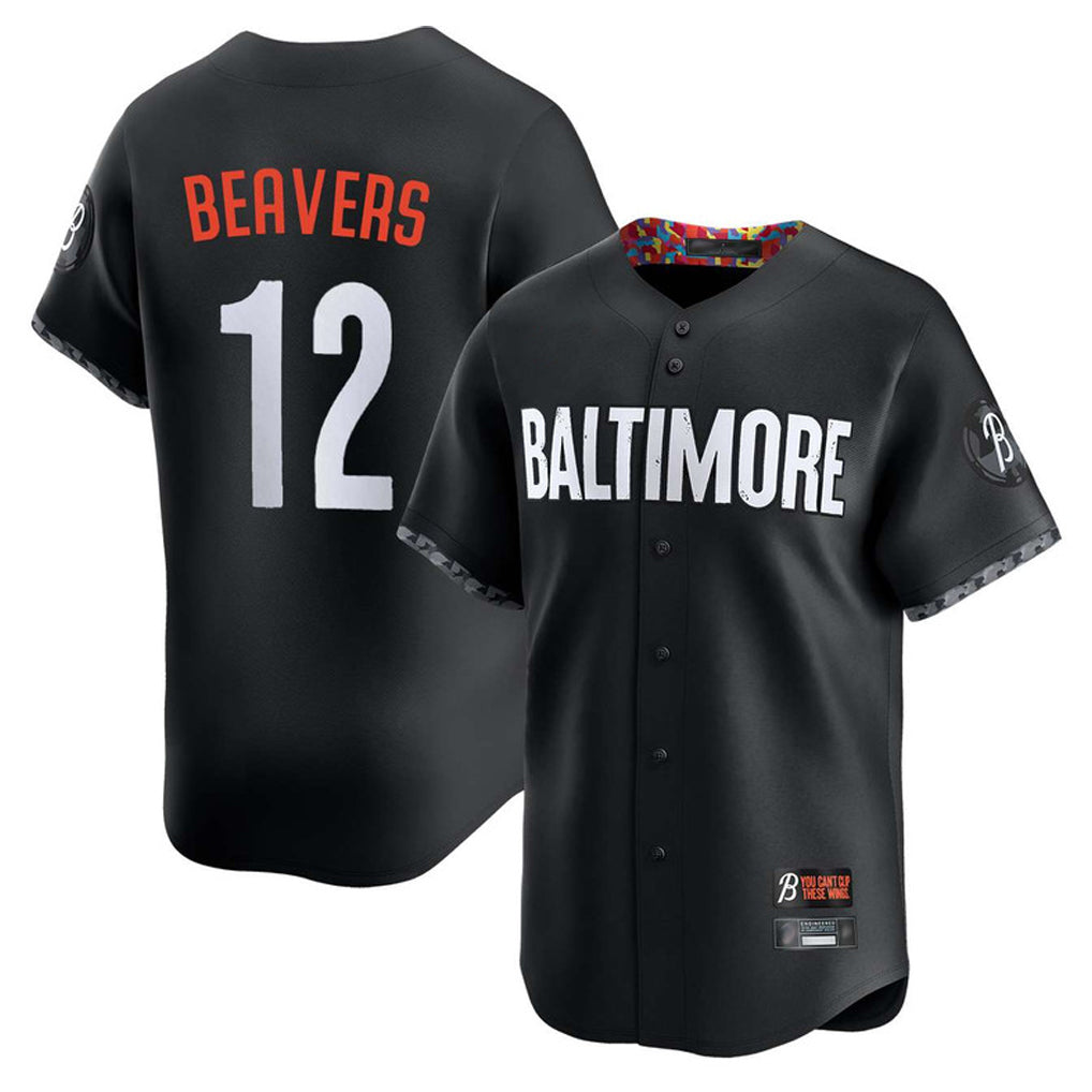 Boles B.Orioles #12 Dylan Beavers Player Black City Connect Limited Home Game Stitched Jerseys