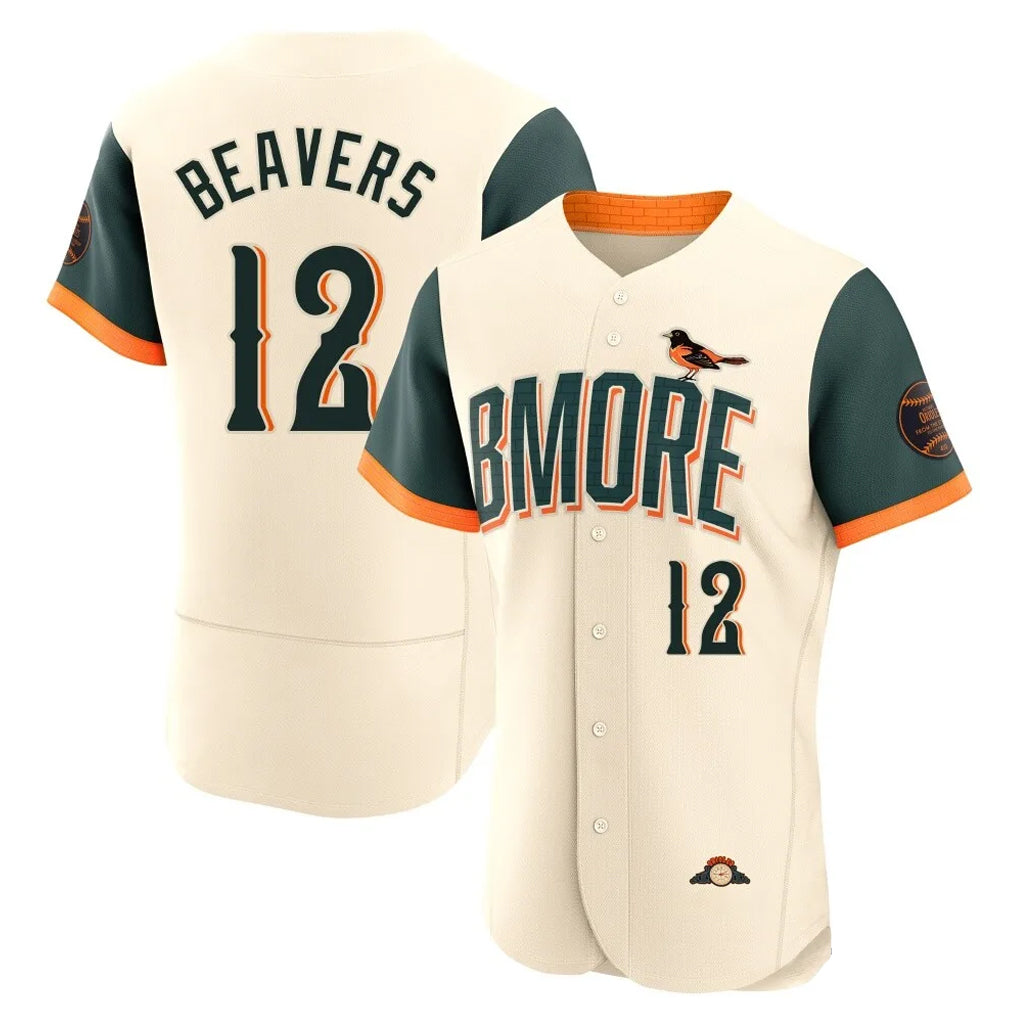 Boles B.Orioles #12 Dylan Beavers Player Cream 2026 City Connect Limited Elite Home Game Stitched Jerseys