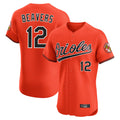 Boles B.Orioles #12 Dylan Beavers Player Orange Limited Elite Home Game Stitched Jerseys