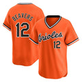 Boles B.Orioles #12 Dylan Beavers Player Orange T-shirt Limited Home Game Stitched Jerseys