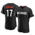 Boles B.Orioles #17 Colton Cowser Player Black City Connect Limited Elite Home Game Stitched Jerseys