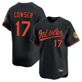 Boles B.Orioles #17 Colton Cowser Player Black Limited Home Game Stitched Jerseys