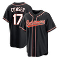 Boles B.Orioles #17 Colton Cowser Player Black Out Home Game Stitched Jerseys